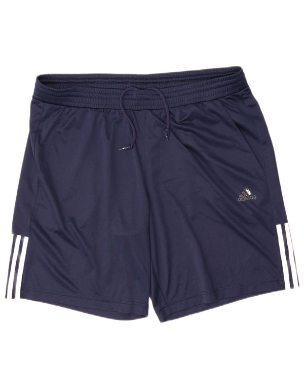 Adidas Herren Climalite Sport Shorts XL Marineblau Polyester