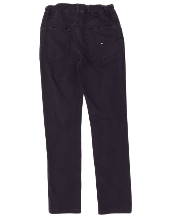 Tommy Hilfiger Slim-Jeans für Mädchen, 9–10 Jahre, W26 L24, marineblaue Baumwolle