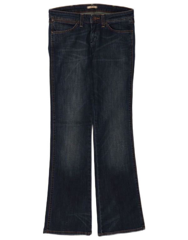 Wrangler Damen Iris Bootcut Jeans W27 L32 Marineblau Baumwolle