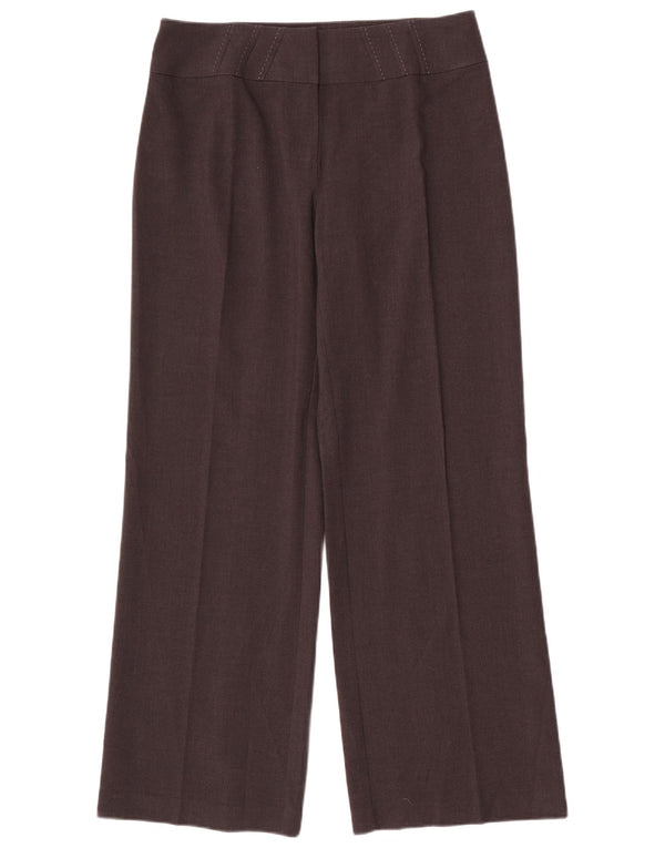 Marks & Spencer Damen-Freizeithose mit weitem Bein, UK 12, M, W32, L30, Grau