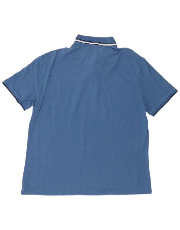 Diadora Herren Poloshirt 3XL Blau gestreift