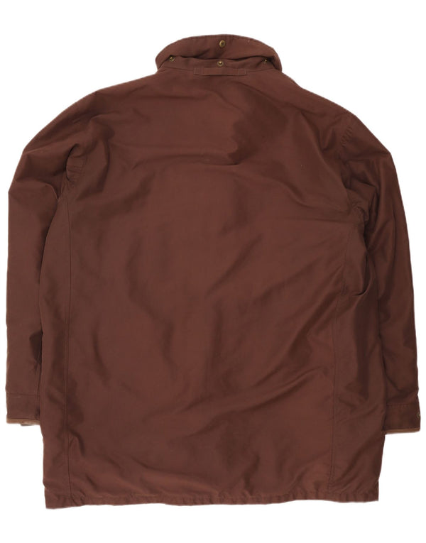 Musto Herren-Windbreaker-Mantel UK 44 2XL Braunes Polyester