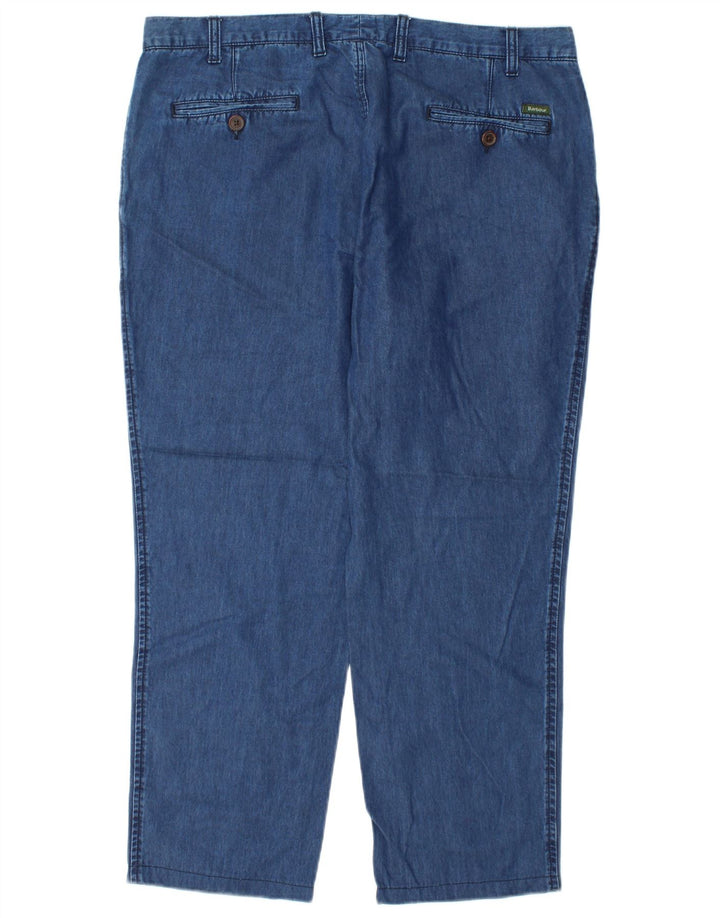 Barbour Damen-Jeans mit normaler Passform, gerade Passform, XL, W36, L27, blaues Lyocell