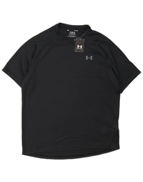 Under Armour Herren T-Shirt Top Large Schwarz Polyester