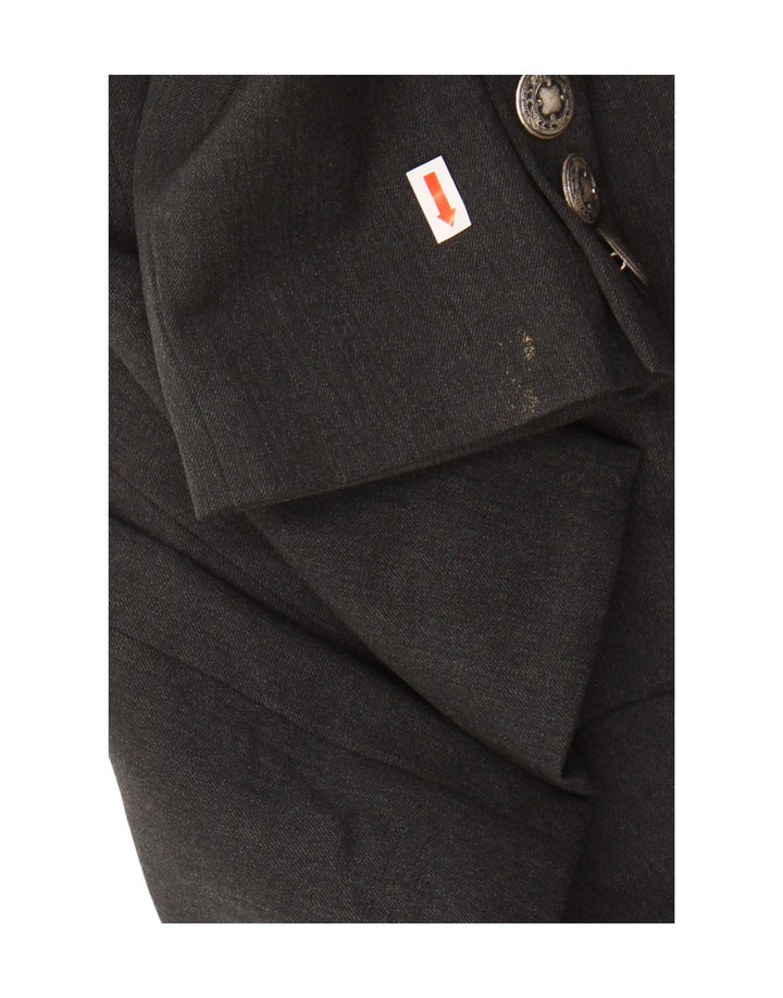 Byblos Zweireihiger Blazer für Damen IT 42 Mittelgraue Wolle