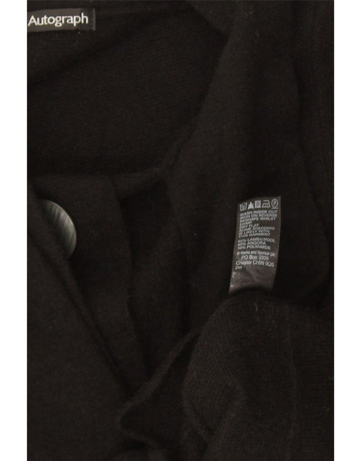 Marks & Spencer Damen Autograph Cardigan Pullover UK 10 Small Schwarz