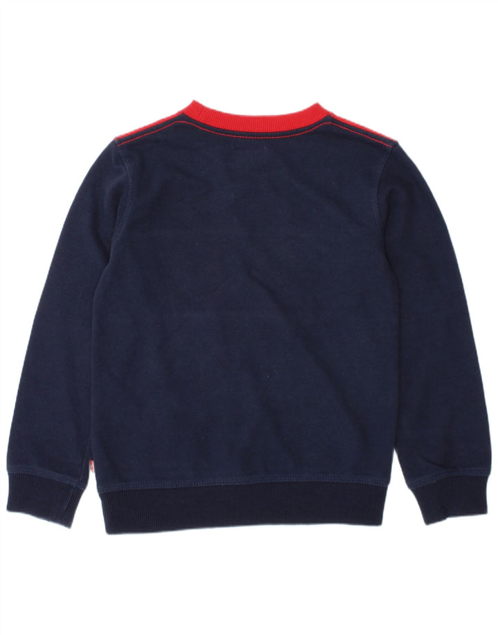 Levi's Jungen-Sweatshirt-Pullover, 4–5 Jahre, marineblau, klassischer Farbblock