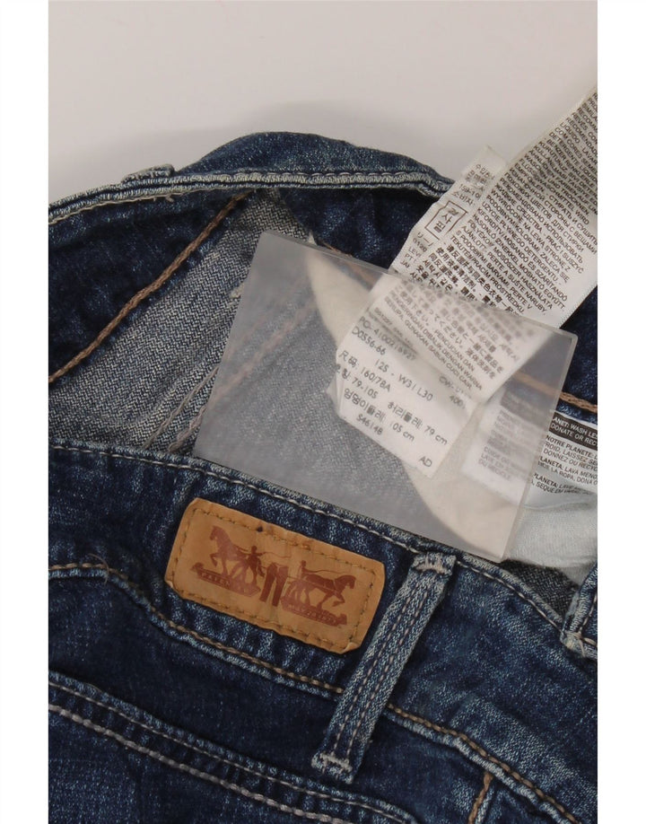 Levi's Damen Curvy Bootcut Jeans W31 L30 Blaue Baumwolle