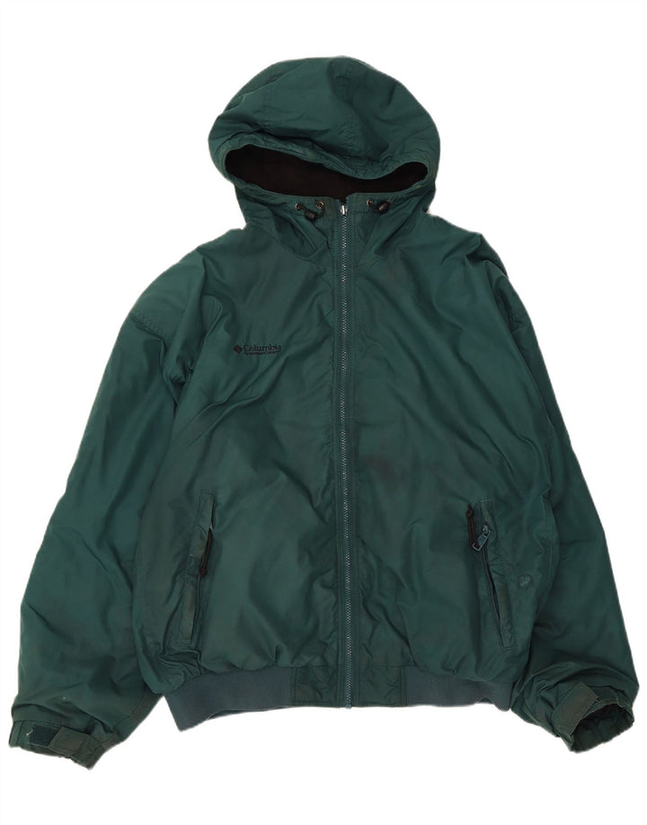 Columbia Herren-Windbreakerjacke mit Kapuze, Gr. 40, Größe L, Grün