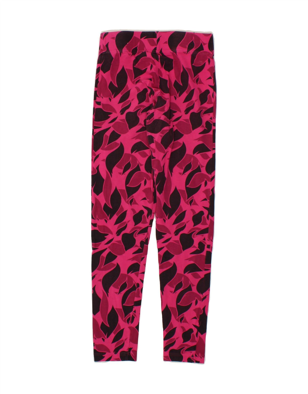 ADIDAS Womens Abstract Pattern Leggings UK 4/6 XS  Pink Cotton Vintage Adidas and Second-Hand Adidas from Messina Hembry 