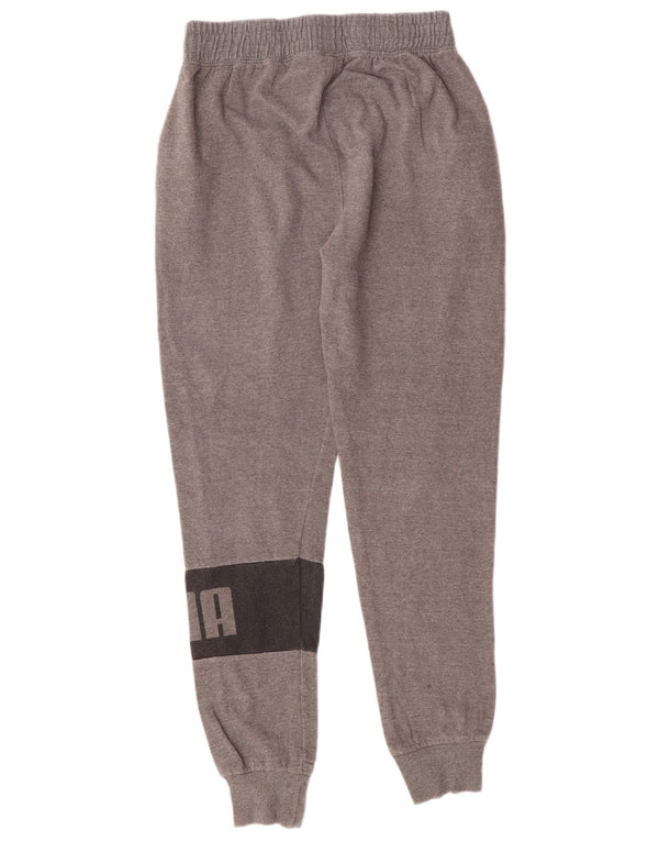Puma Jungen Graphic Trainingshose Jogger 15–16 Jahre XL Grau Baumwolle