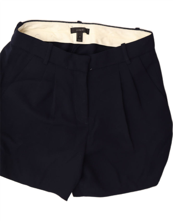 J. CREW Womens Pegged Chino Shorts US 0 XS W28  Navy Blue Polyester Vintage J. Crew and Second-Hand J. Crew from Messina Hembry 