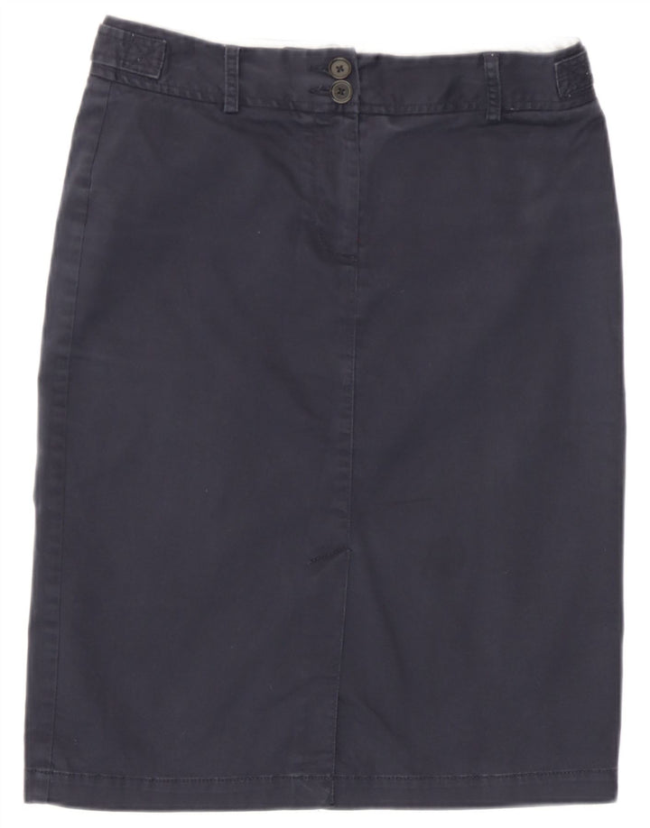 Tommy Hilfiger Damen Midirock US 6 Medium W30 Marineblau