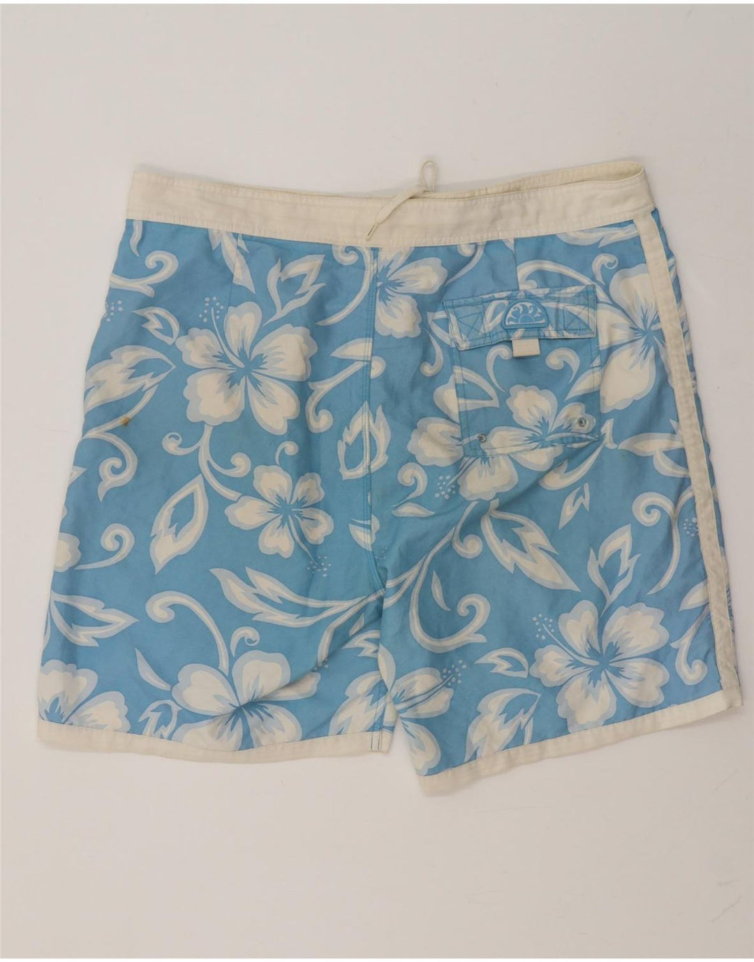 Sundek Herren Badeshorts XL Blau geblümt
