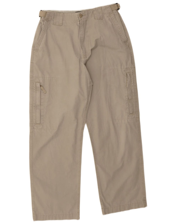 Marks & Spencer Herren Blue Harbor Tapered Cargohose W34 L31 Grau