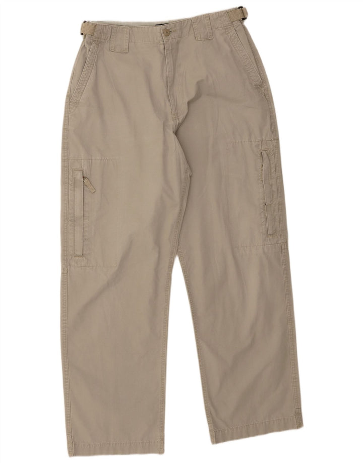 Marks & Spencer Herren Blue Harbor Tapered Cargohose W34 L31 Grau