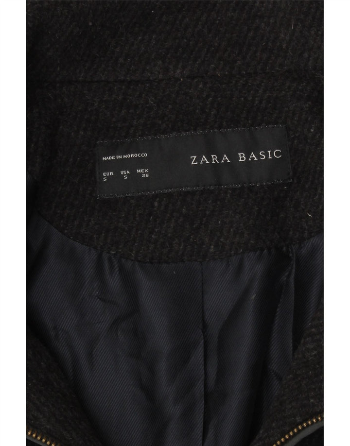 Zara Damen Mantel UK 10 Small Grau