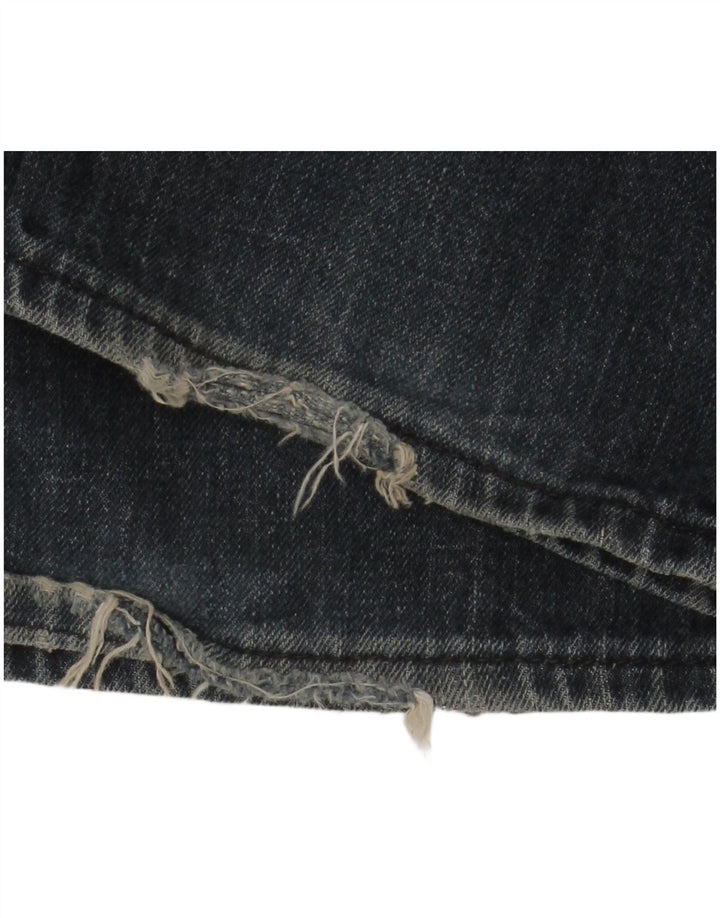Calvin Klein Herren Straight Jeans W32 L32 Marineblau Baumwolle