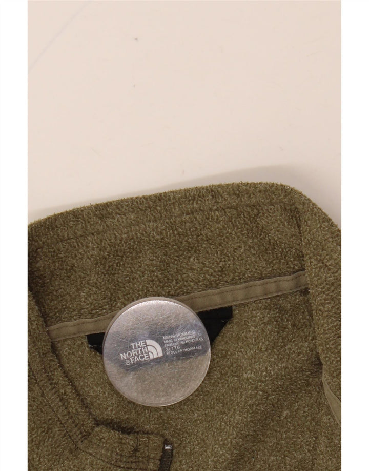 THE NORTH FACE Herren-Fleecepullover mit Reißverschluss, XL, Khaki