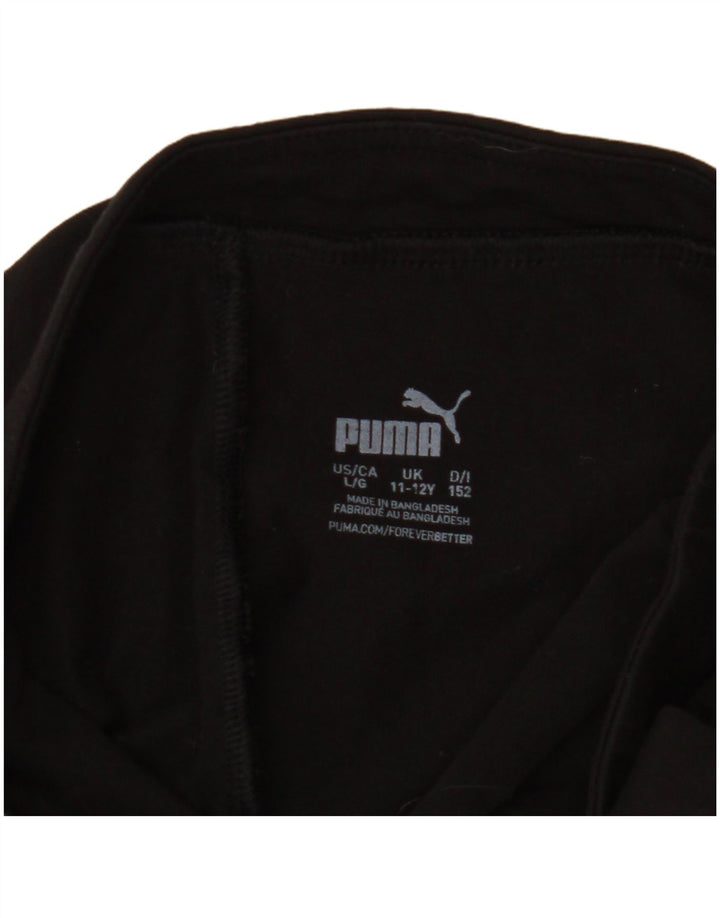 PUMA Mädchen Graphic Leggings 11-12 Jahre Schwarz