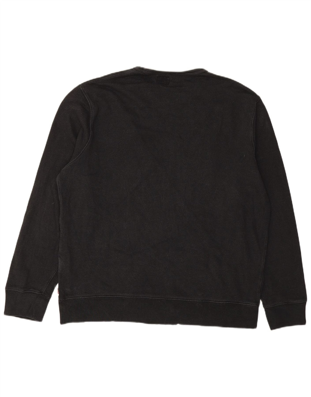 LEVI'S Mens Graphic Sweatshirt Jumper XL Black Cotton