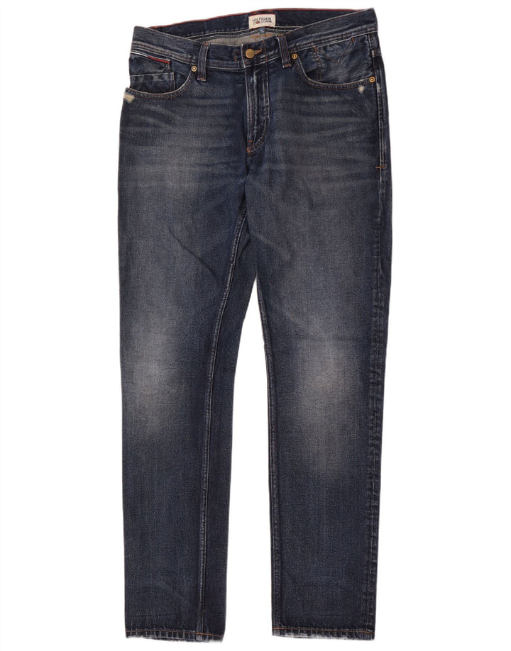Tommy Hilfiger Herren Slim Jeans W33 L34 Blau