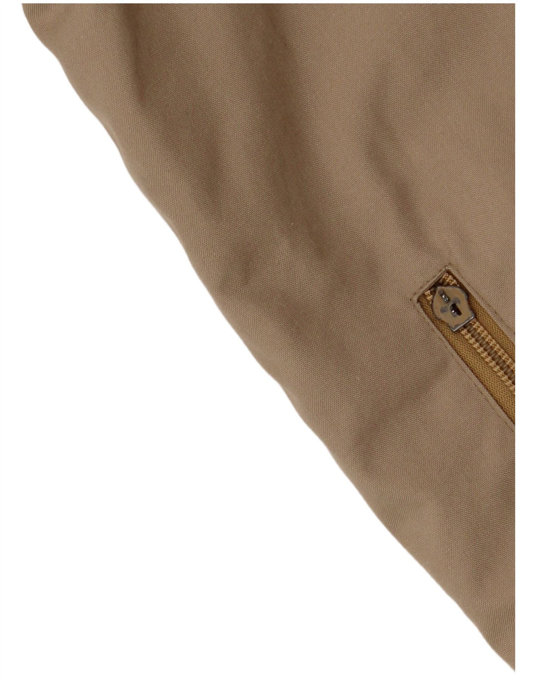 VINTAGE Damen Bomberjacke UK 14 Large Beige