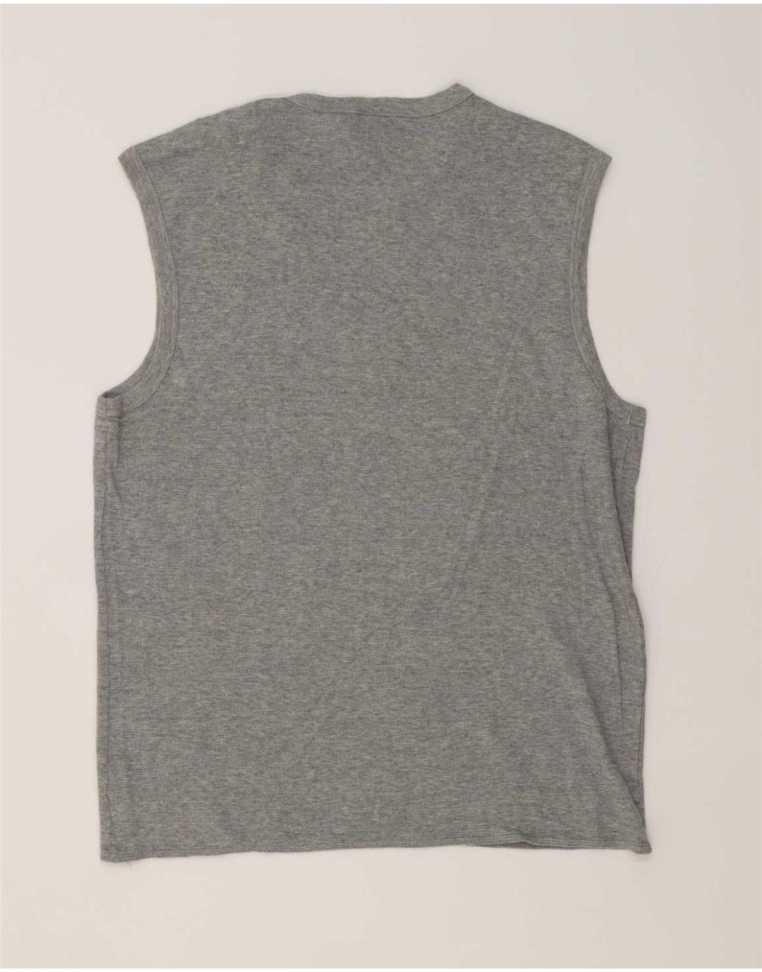Gap Herren-Weste-Top XL aus grauer Baumwolle