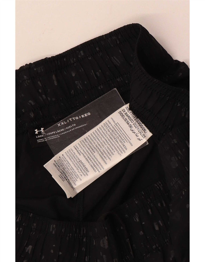 Under Armour Herren Graphic Sport Shorts 2XL Schwarz geflecktes Polyester