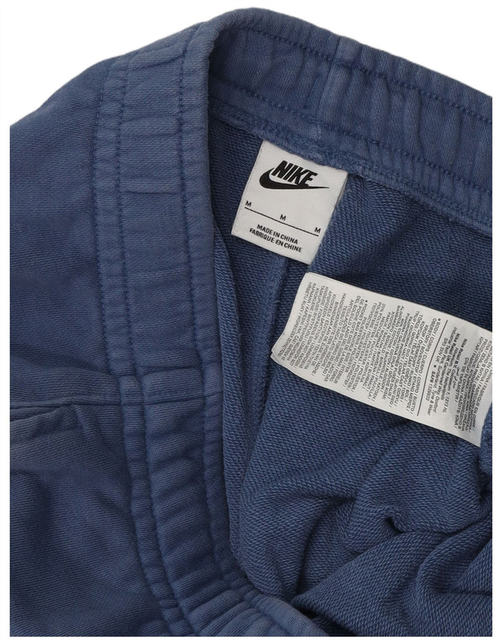 Nike Herren-Trainingshose, Jogginghose, Mittelblau, Colourblock-Baumwolle