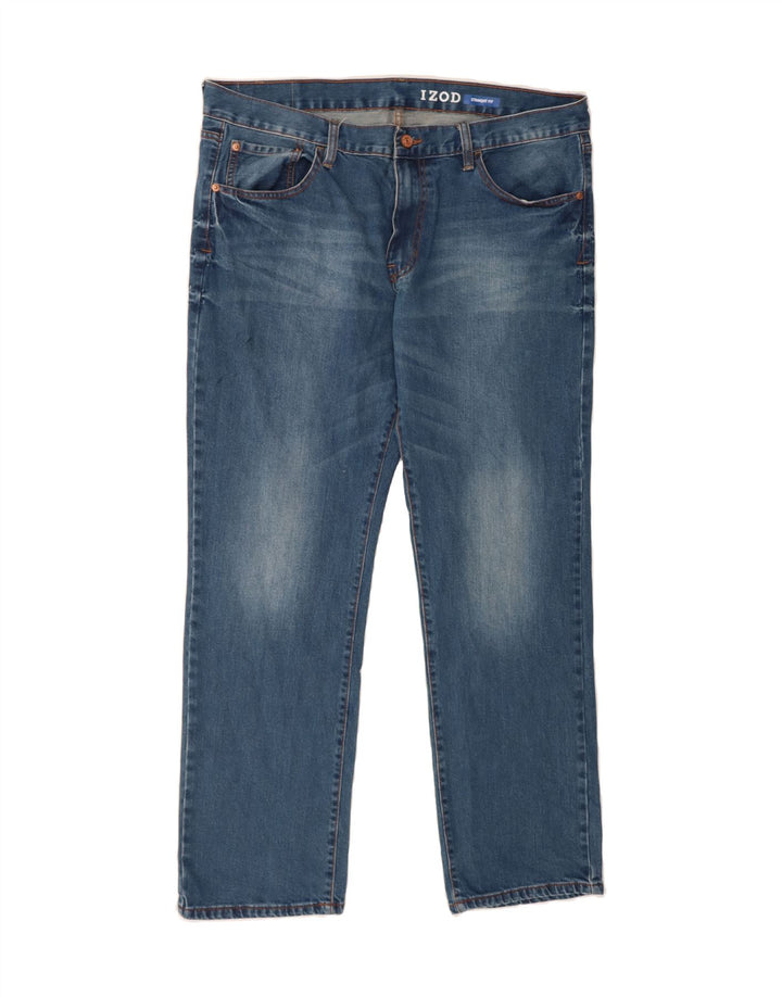 IZOD Mens Straight Jeans W38 L32 Blue Cotton Vintage Izod and Second-Hand Izod from Messina Hembry 