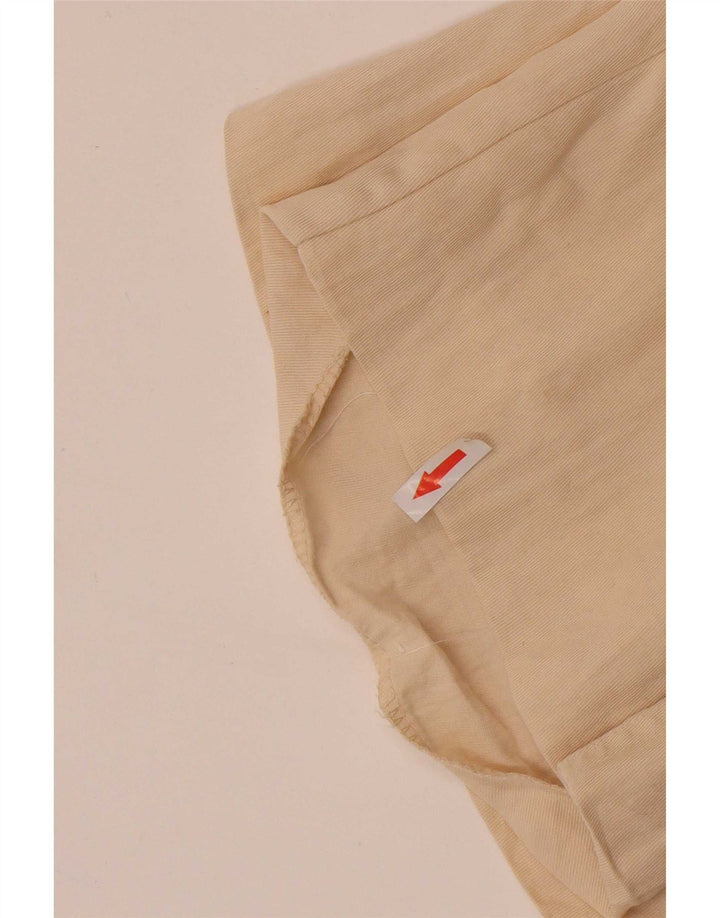 Gerade Chino-Hose für Damen von Zara, mittelgroß, W28, L32, gebrochenes Weiß aus Lyocell