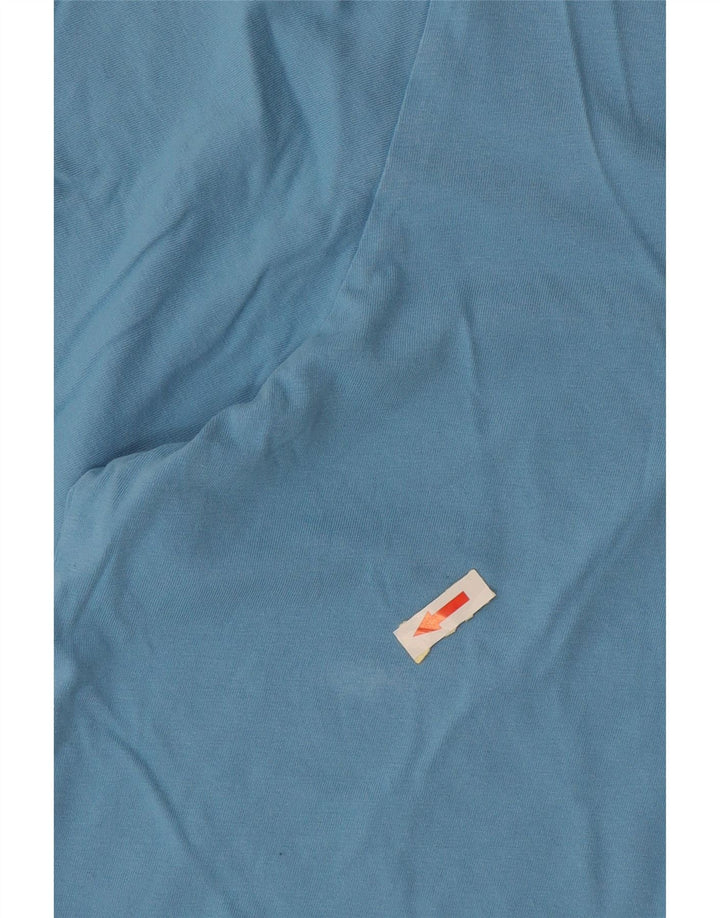 Adidas Herren T-Shirt Top Large Blau Baumwolle