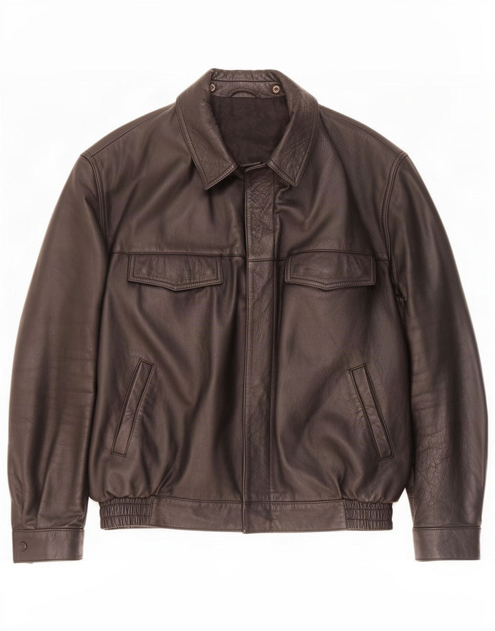 Stadler Herren Lederjacke UK 44 2XL Schwarz