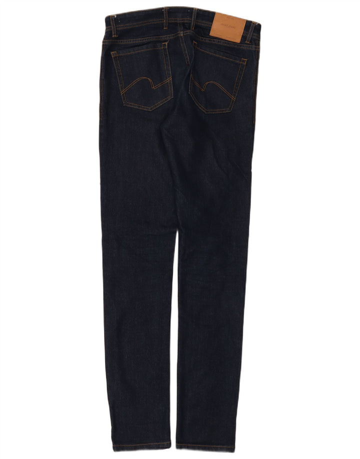 Jules Herren Slim Jeans W38 L34 Marineblaue Baumwolle