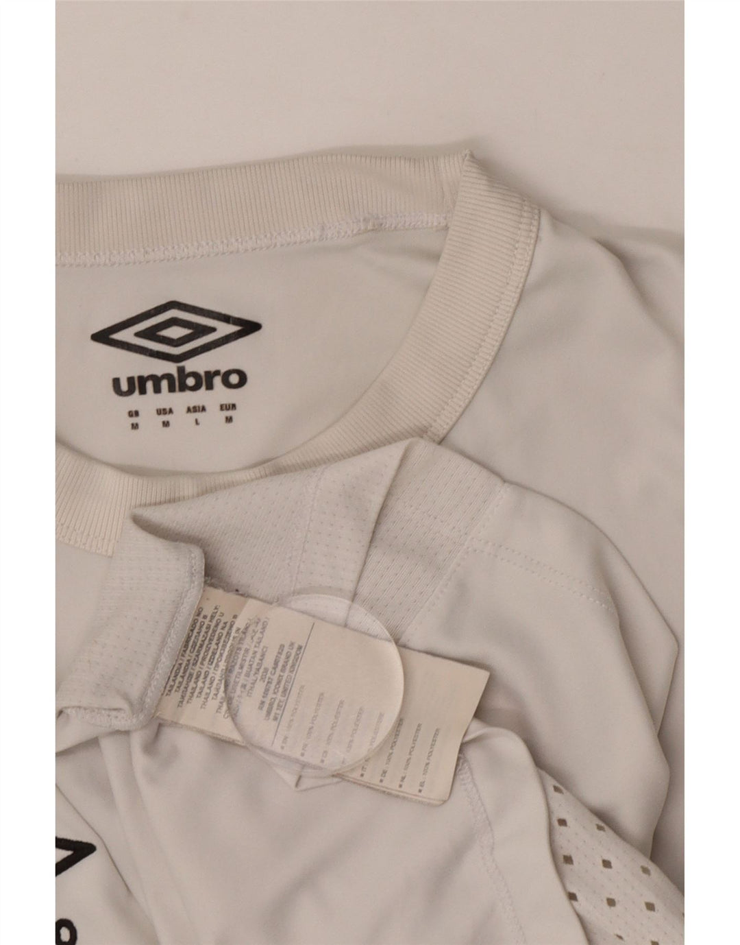 Umbro Herren Brisbane Roar FC Grafik-T-Shirt-Oberteil aus mittelweißem Polyester