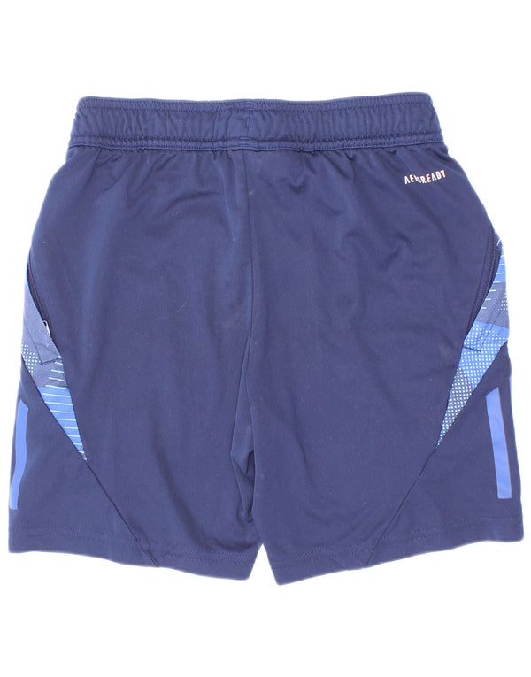 Adidas Aeroready Sportshorts für Jungen, 9–10 Jahre, Marineblau, Farbblock