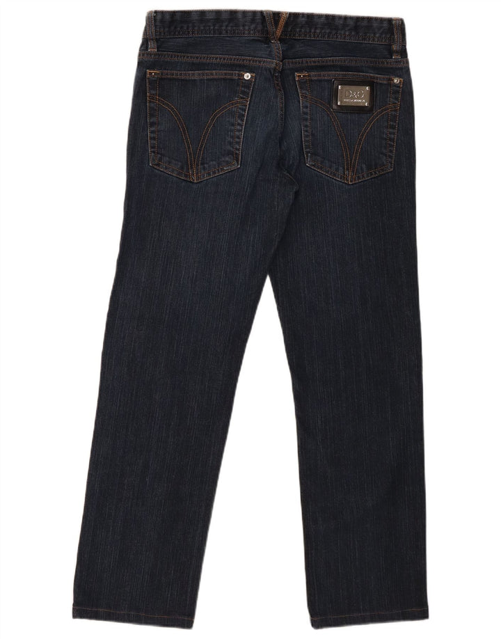 Dolce & Gabbana Herren Straight Jeans W33 L28 Marineblau