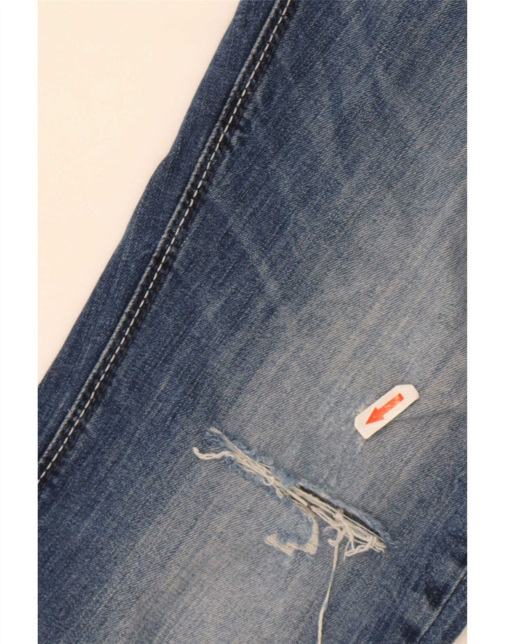 Gas Herren Slim Jeans W36 L34 Blaue Baumwolle