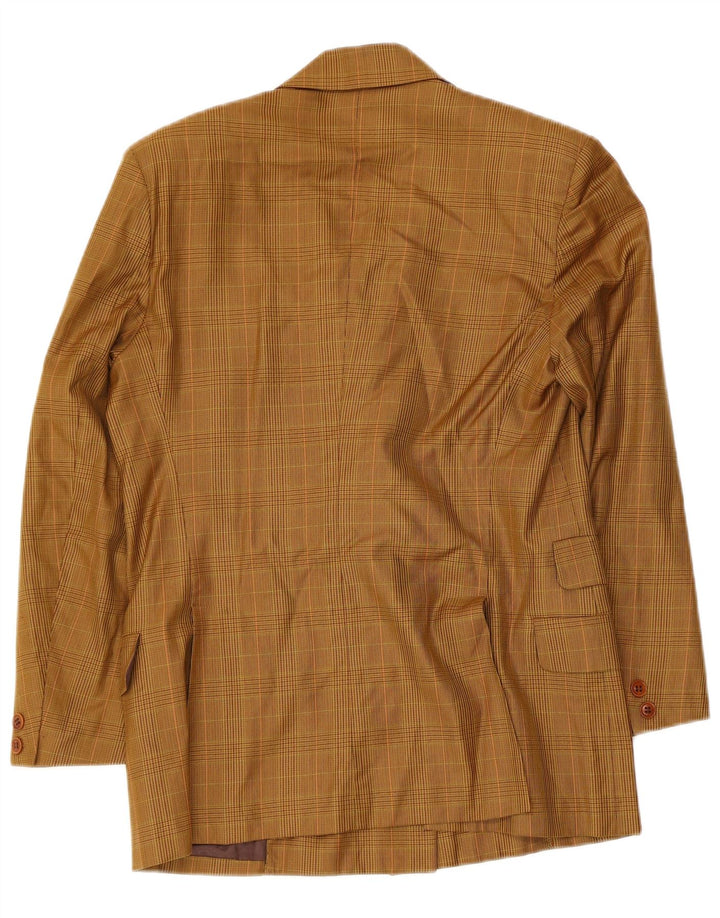 New York Industrie Damen Blazer Jacke IT 40 Small Beige Check