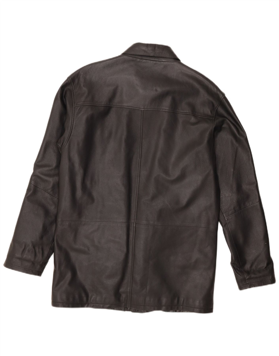 Vintage Herren Lederjacke UK 44 2XL Schwarzes Leder