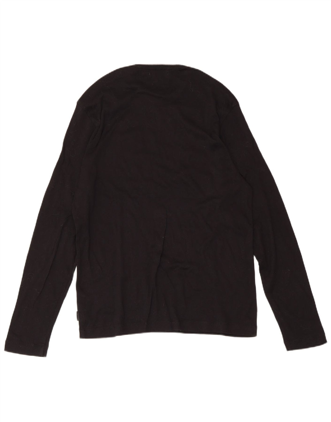 Calvin Klein Herren-Pullover mit Rundhalsausschnitt, mittelschwarze Baumwolle