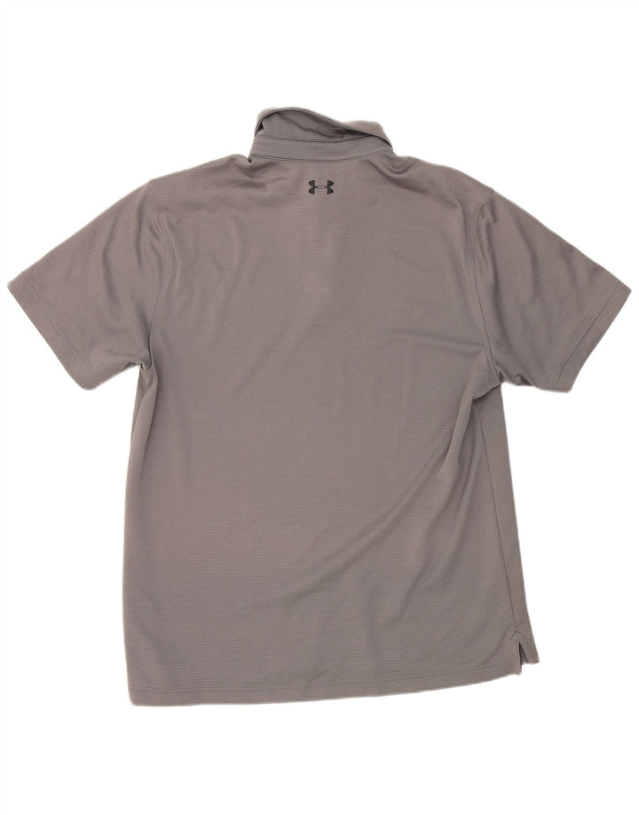 Under Armour Herren Heat Gear Poloshirt Large Grau