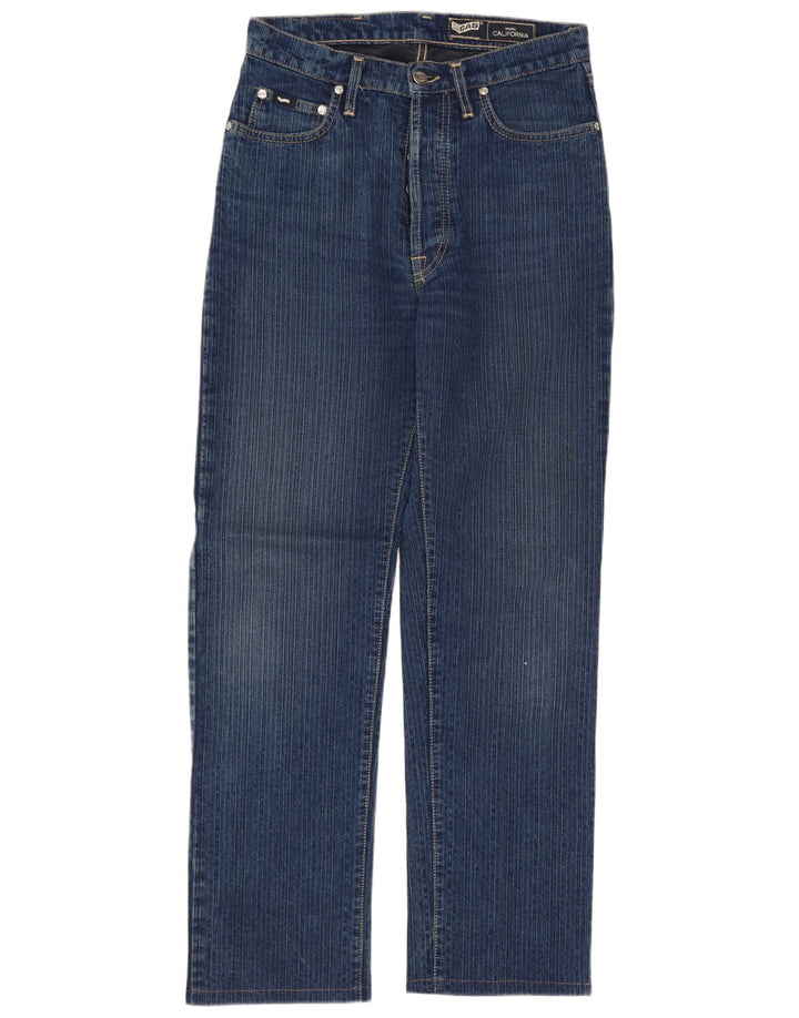 Gas Herren Straight Jeans W29 L29 Marineblaue Baumwolle