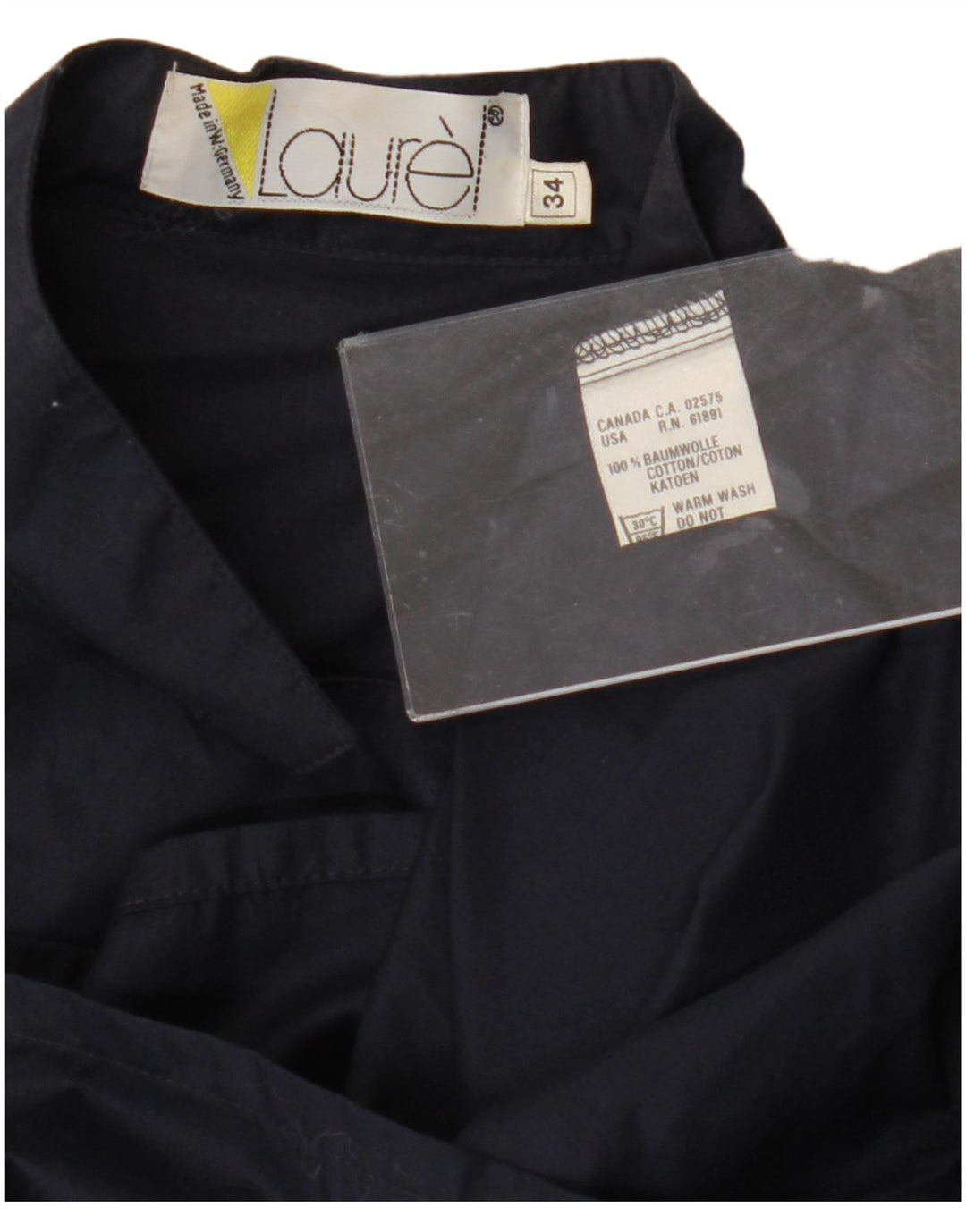 Laurel Damen-Pulloverhemd mit lockerer Passform, EU 34, XS, marineblaue Baumwolle