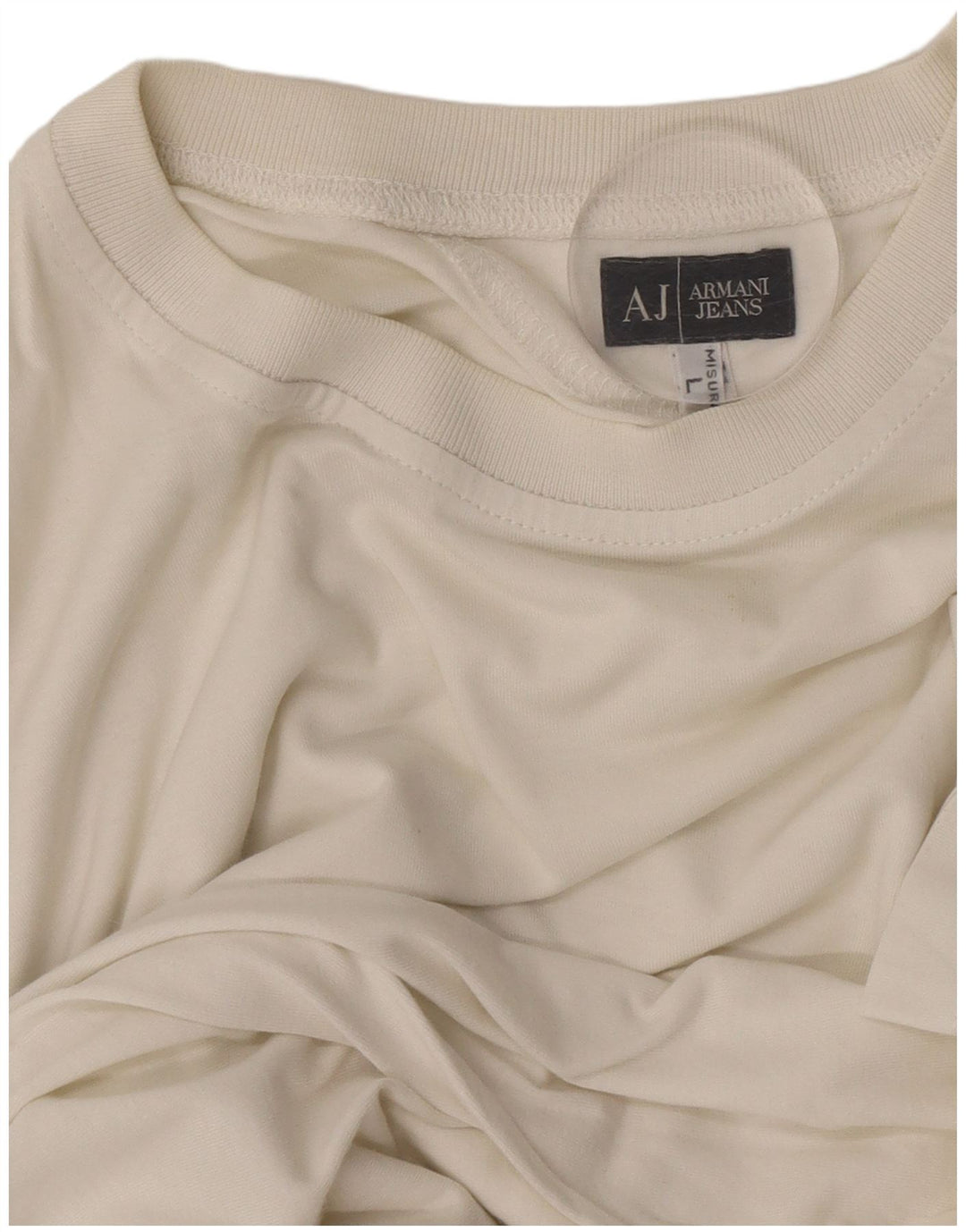 Armani Jeans Herren T-Shirt Top Large Weiß