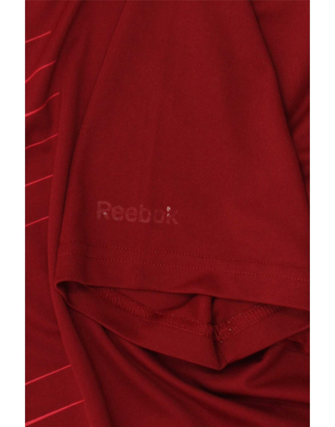 Reebok Herren T-Shirt mit Grafik, Größe S, Burgunderrot, Polyester