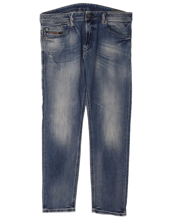 Diesel Herren Thommer Slim Jeans W36 L32 Blaue Baumwolle