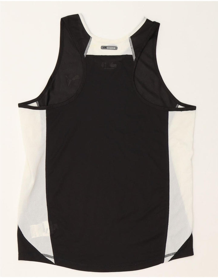 Puma Herren-Weste, mittelgroß, schwarzes Farbblock-Polyester
