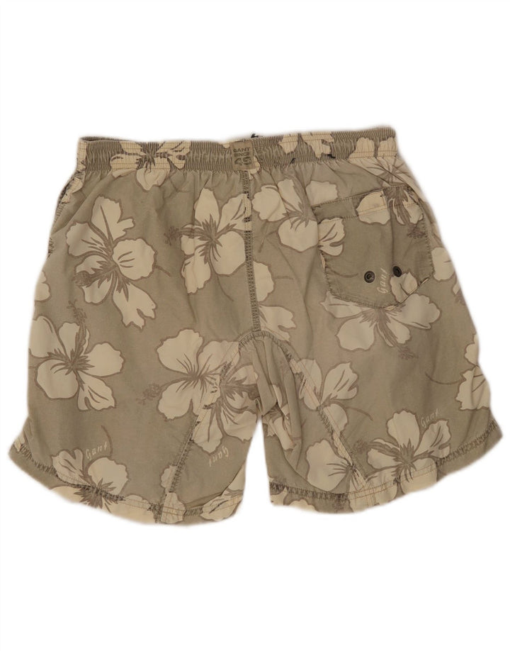 GANT Herren Badeshorts Medium Beige Floral